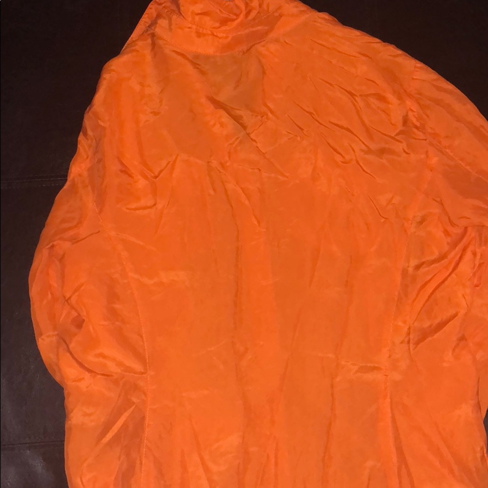 Express Button Down Silk Shirt - image 7